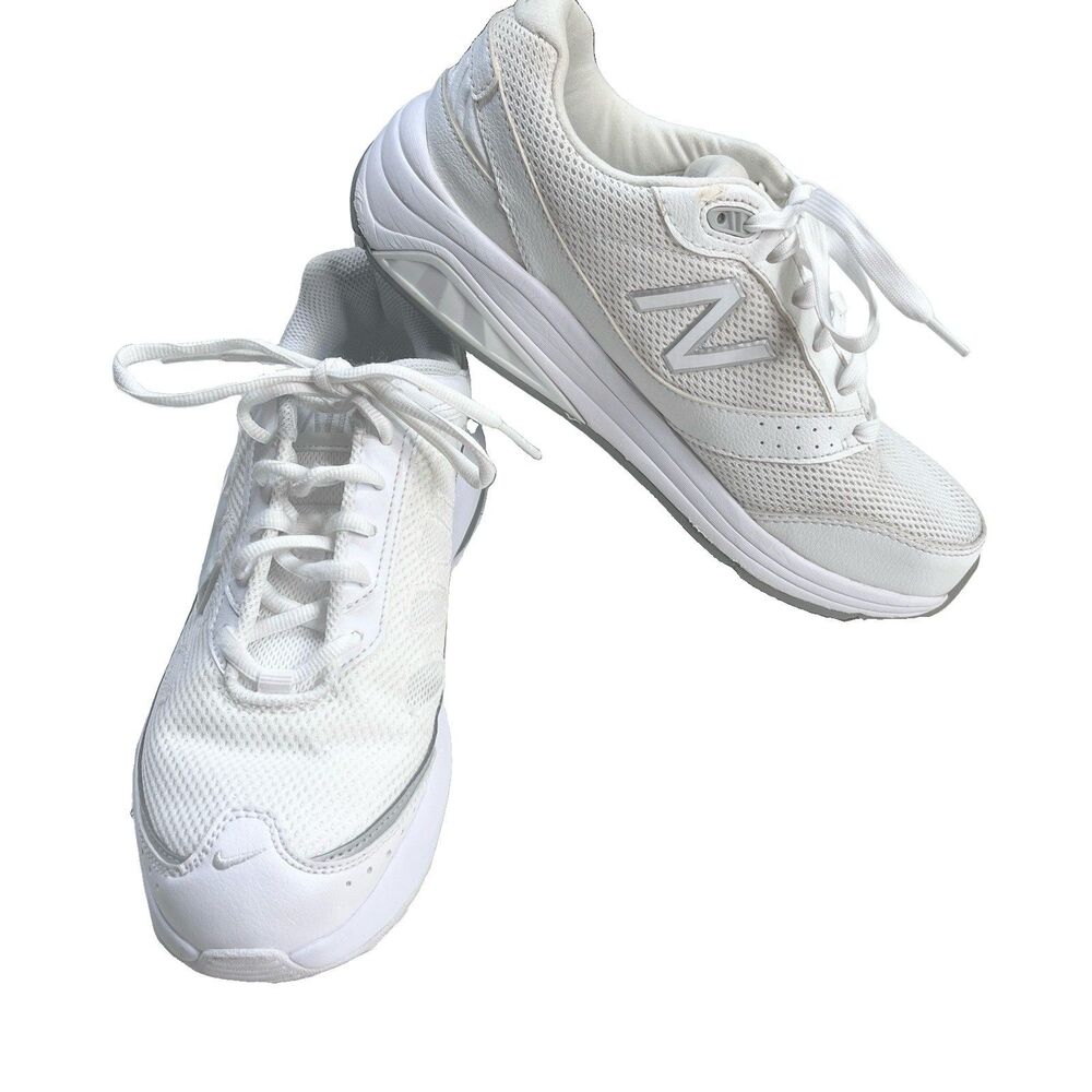 New Balance 928 v3 Walking Shoes Women's Size 7.5 B White Leather Sneakers